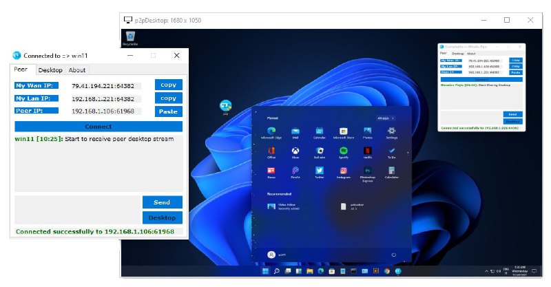 Remote Desktop P2P  基于P2P的远程桌面Remote Desktop P2P  基于P2P的远程桌面