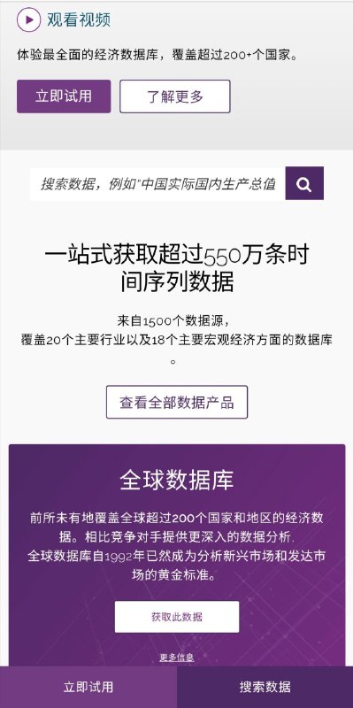 CEIC数据库 覆盖全球超过195个国家和地区的经济数据 #数据库