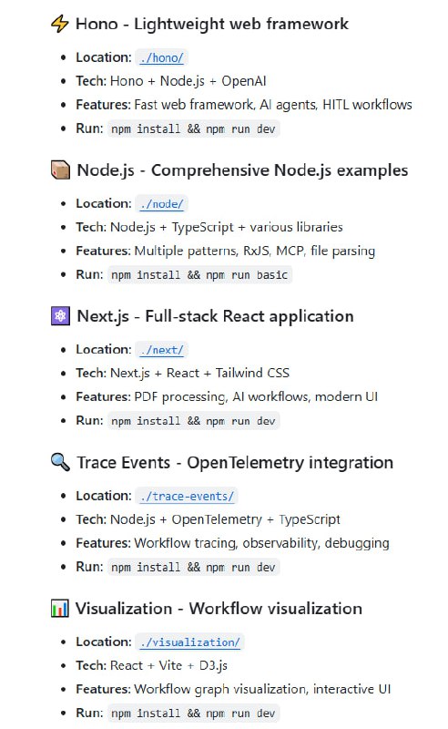 LlamaIndex Workflows TS