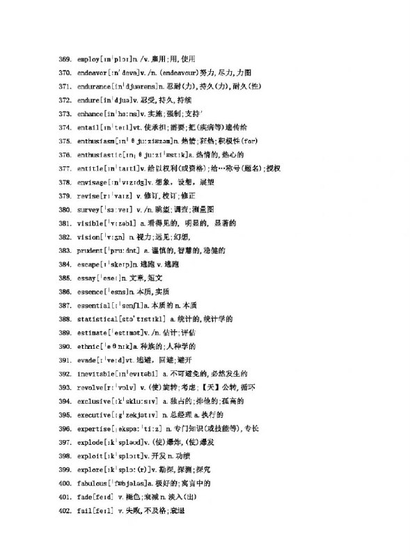 #考研 英语近五年真题出现过的632个词汇#考研 英语近五年真题出现过的632个词汇