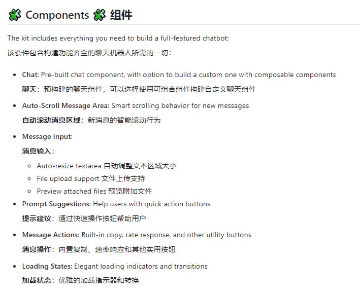 shadcn-chatbot-kit shadcn