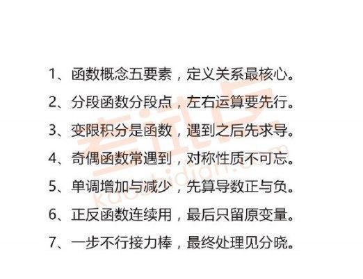 #考研 数学知识点顺口溜#考研 数学知识点顺口溜