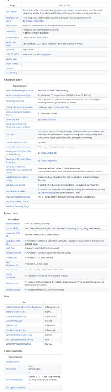 fun-with-computer-graphics，国内一位开发者整理的图形学资料，包含各大高校课程、书籍、教程、文章、开源项目、网站等内容fun-with-computer-graphics，国内一位开发者整理的图形学资料，包含各大高校课程、书籍、教程、文章、开源项目、网站等内容