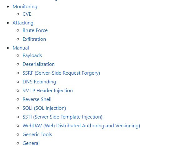 现任惠普的高级网络安全工程师 Ricardo，在 GitHub 开源了一份 #Web 攻击 #速查表 