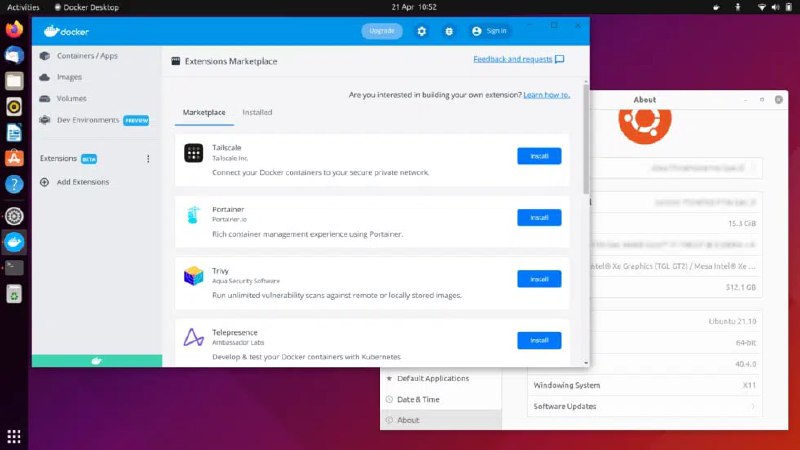 Docker Desktop 现在可以在 Linux 上使用