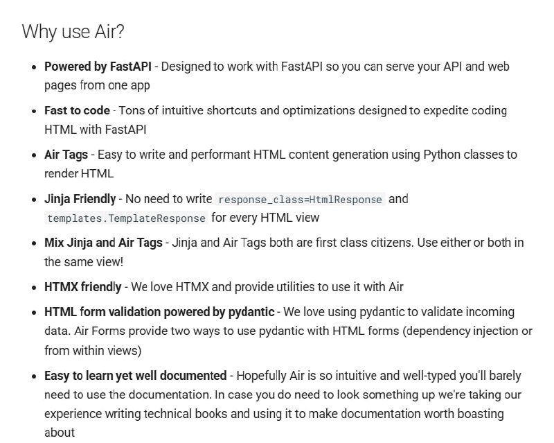 在线开发搭建 web 应用时，常常要花很多时间写重复的代码，或者在 FastAPI 里集成 HTML 渲染很麻烦