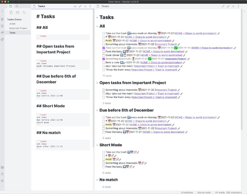 Obsidian Tasks