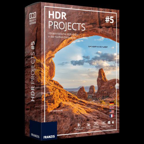 Franzis HDR Projects 5 是一款图片后期编辑软件，它拥有丰富的滤镜插件，可以让我们普通的照片转换为美美的艺术照片，让你的照片更为动人