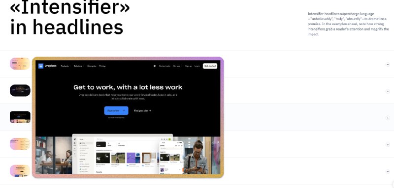 Website Headlines (dotcom)——网站标题灵感收集网站标题能决定销售成败，这个网站提供丰富的高效标题库，汇聚 SaaS、B2B 和 DTC 品牌的成功案例
