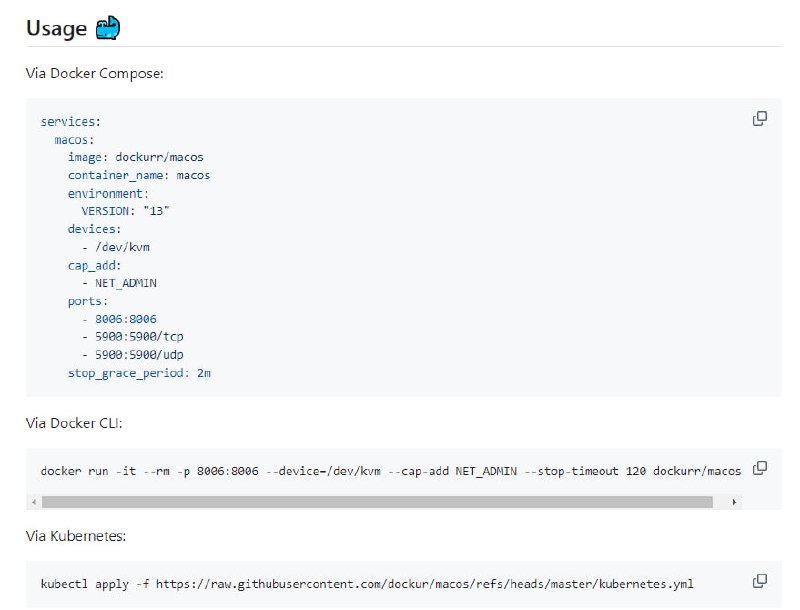 dockur/macOS