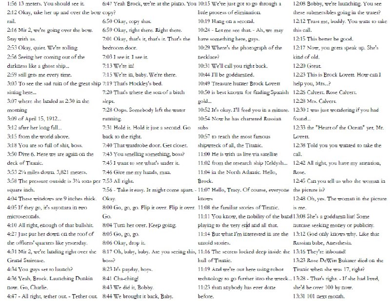 《泰坦尼克号》 #字幕 文件《泰坦尼克号》 #字幕 文件