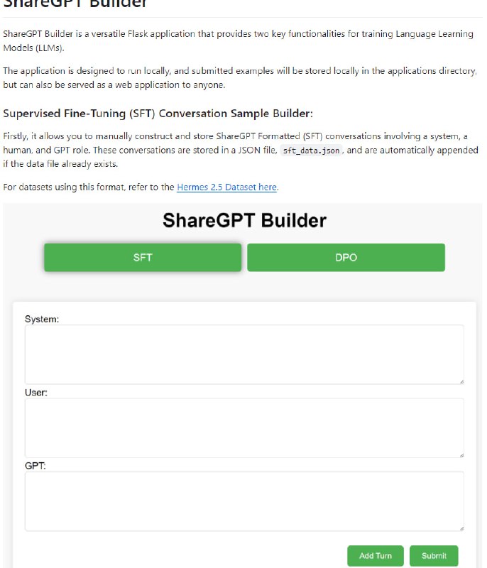 ShareGPT Builder