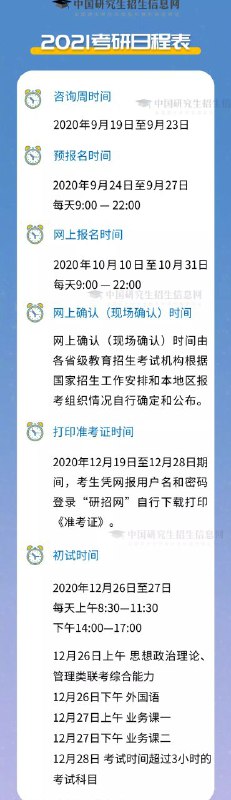 考研报名时间