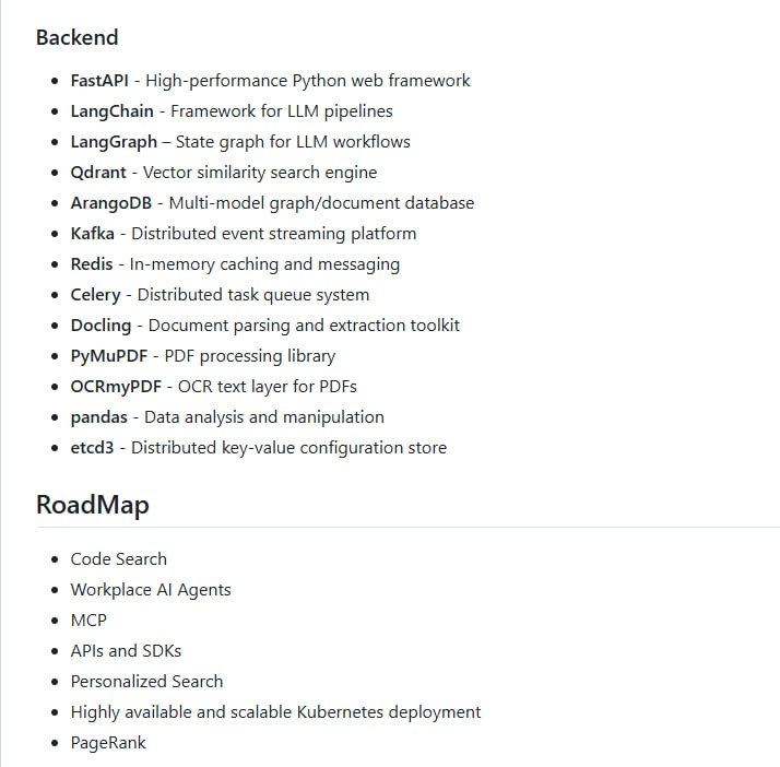 PipesHub 是一个开源的职场 AI 平台，帮你用自然语言搜索快速定位关键信息，支持知识图谱和页面排序，结果有据可查