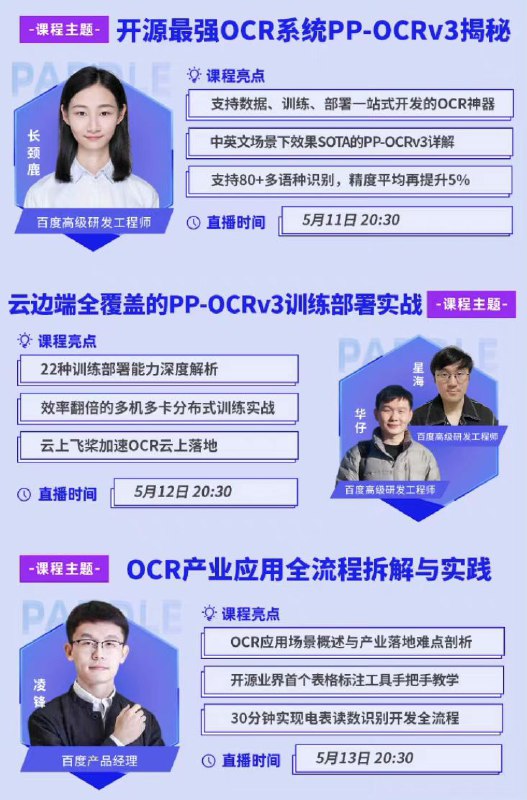 百度技术团队在 GitHub 开源的一套丰富且实用的 #OCR 工具库