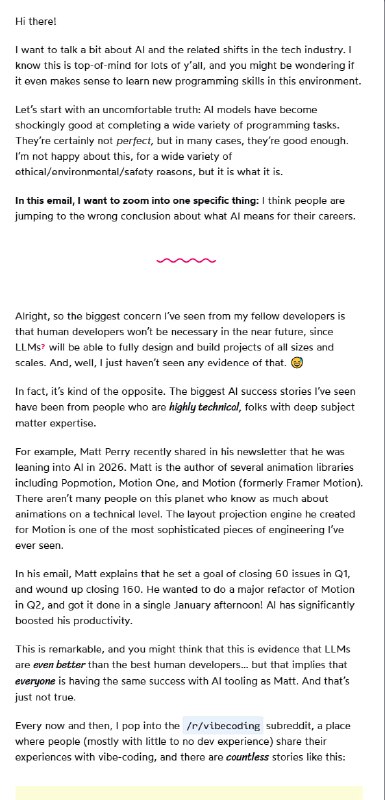 AI 不会取代程序员，只会极速拉开开发者差距 | blogAI 并不是在取代开发者，而是在放大差异