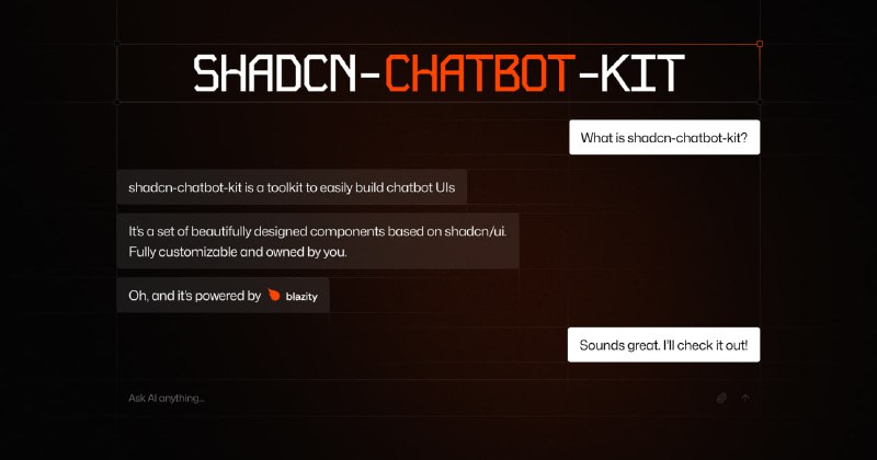 shadcn-chatbot-kit shadcn