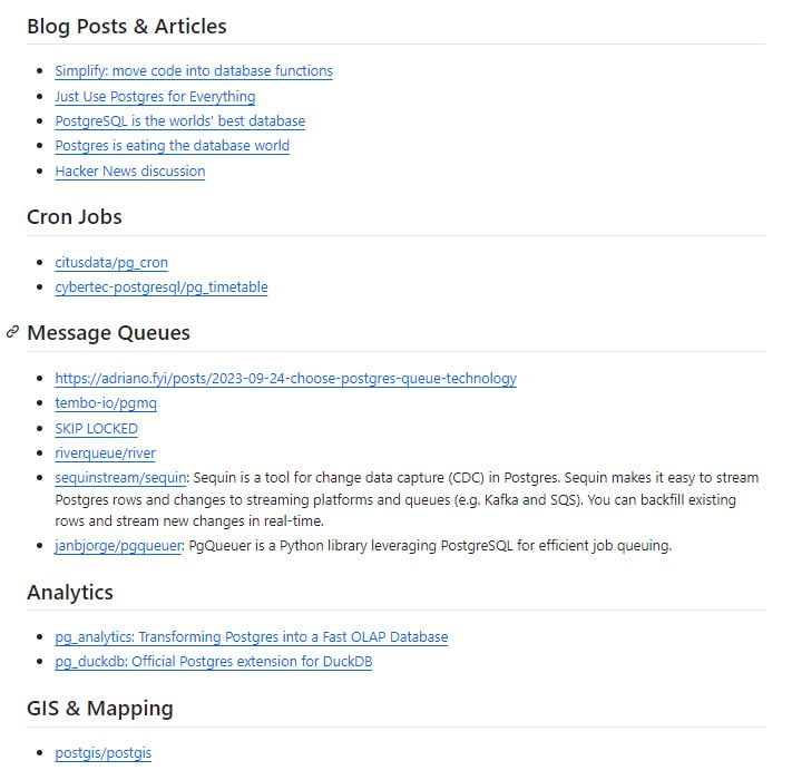 Postgres for Everything (e/postgres)