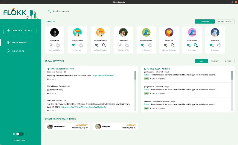 Awesome Flutter Desktop，收录了一系列基于 Flutter 开发的组件包与开源项目，其中包括密码管理器、音乐播放器、翻译词典、漫画阅读器等应用Awesome Flutter Desktop，收录了一系列基于 Flutter 开发的组件包与开源项目，其中包括密码管理器、音乐播放器、翻译词典、漫画阅读器等应用