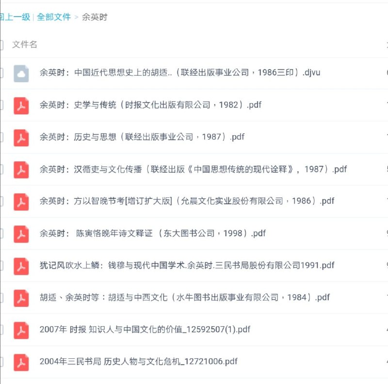 余英时，高华文集 1  2 #电子书余英时，高华文集 1  2 #电子书