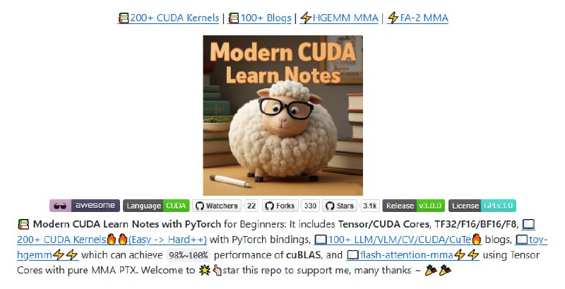 CUDA-Learn-Notes