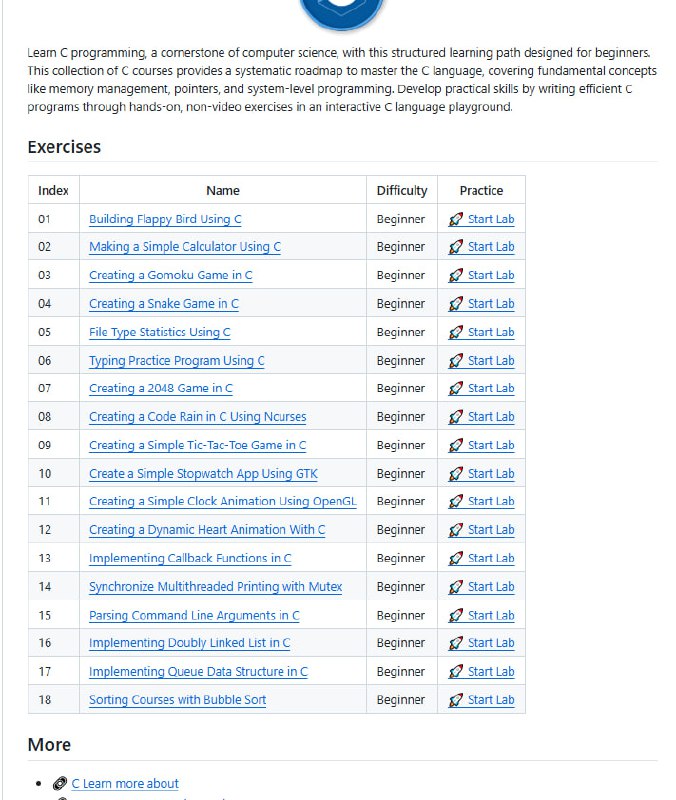 Practice C Programming Projects