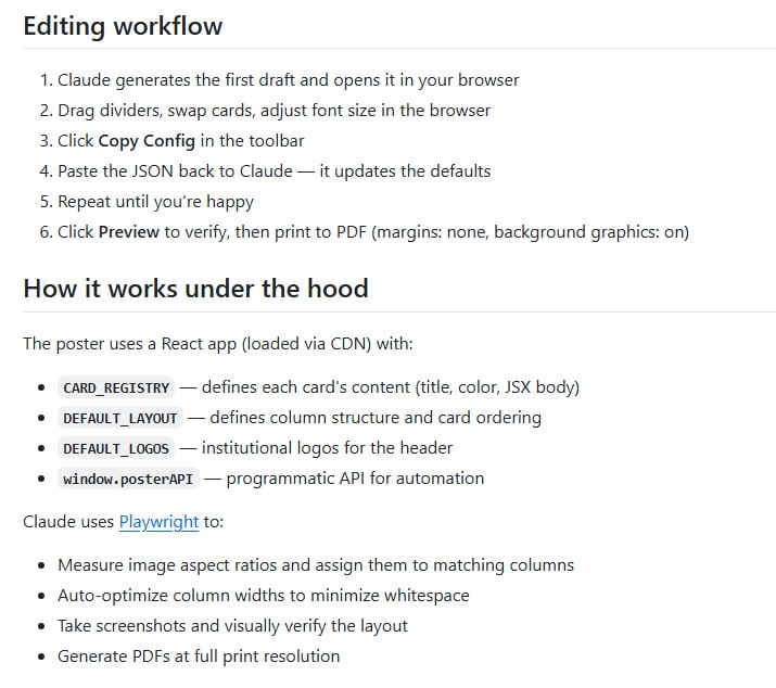 在线做学术海报，总是要花大量时间排版调样式，图表文案还得跑来跑去对照修改，十分繁琐