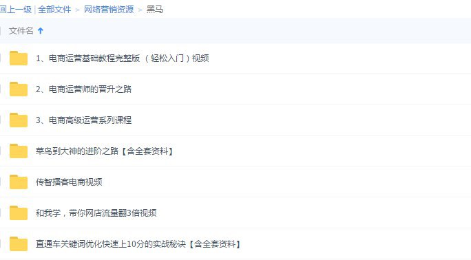 电商运营基础+晋升+高级运营系列课程完整版完本课程后熟悉电子商务行业的未来发展、建立适合自己的职业生涯规划，更好地应对未来生涯的发展,并努力在工作中自觉地提高就业能力和生涯管理能力
