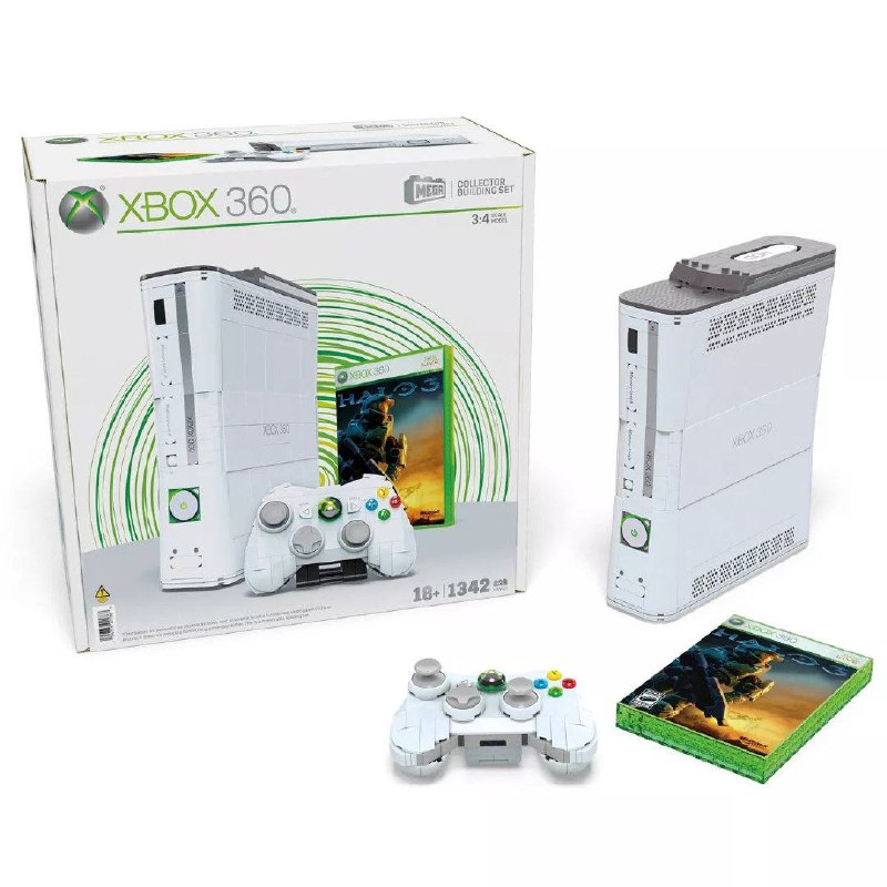 Xbox 360 拼装积木上市微软近日与积木公司 Mega 合作，共同推出了一款以 Xbox 360 主机为原型的拼装积木产品
