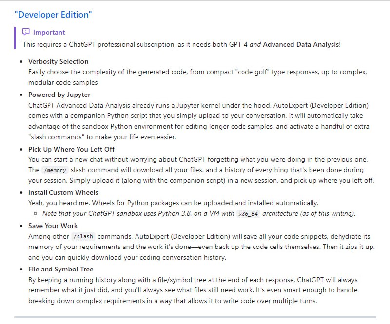 ChatGPT AutoExpert
