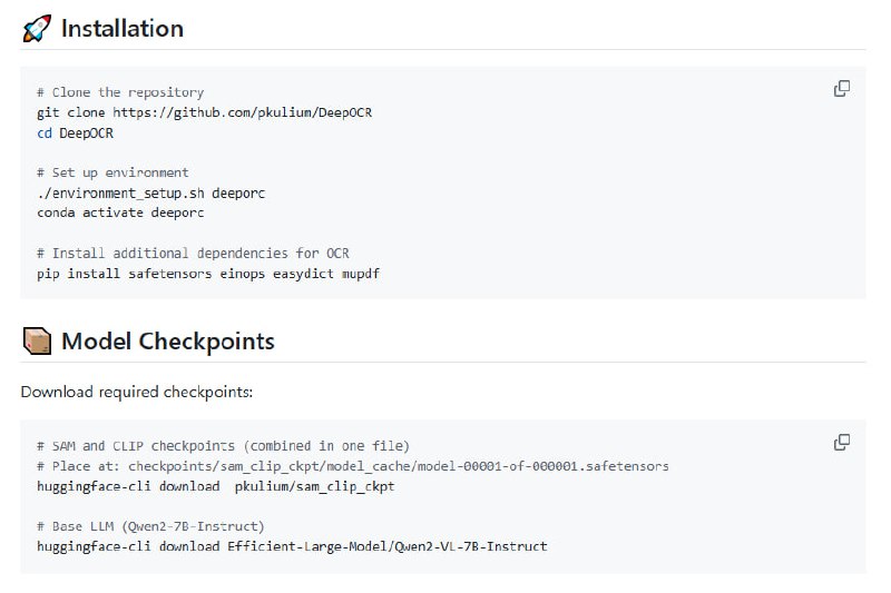 DeepOCR -- DeepSeek-OCR的完全开源复现项目DeepSeek-OCR的开源是只包含权重和技术报告，想复现还是有些难度
