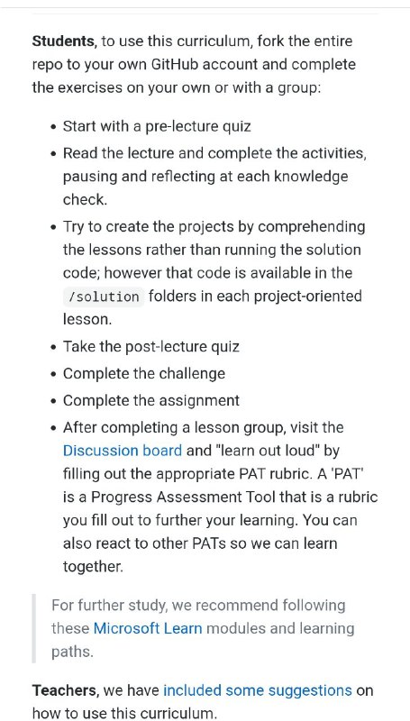 A Curriculum