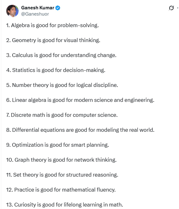 1. 代数有助于问题解决