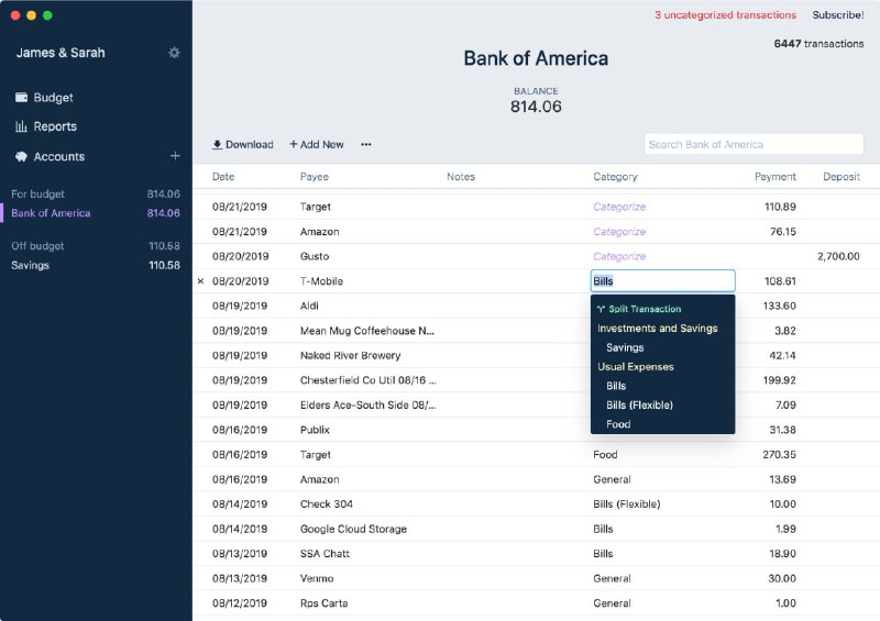 Actual，一个在 GitHub 开源的金融系统，强调「本地优先」原则，可用于管理个人财务，注重安全性和私密性