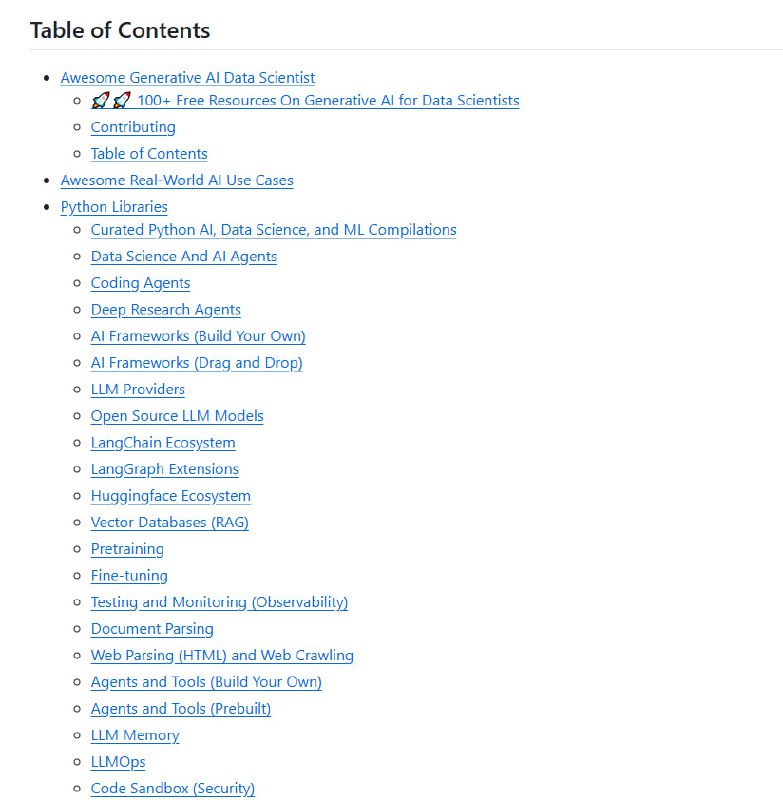 Awesome Generative AI Data Scientist