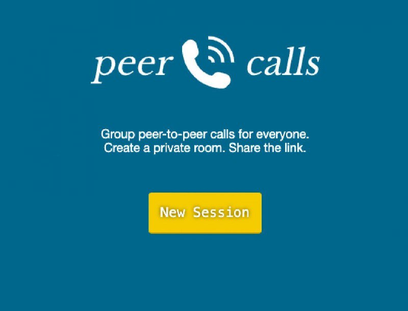 peercalls 是一个开源的、基于 WebRTC 的语音、视频会话室 #工具 