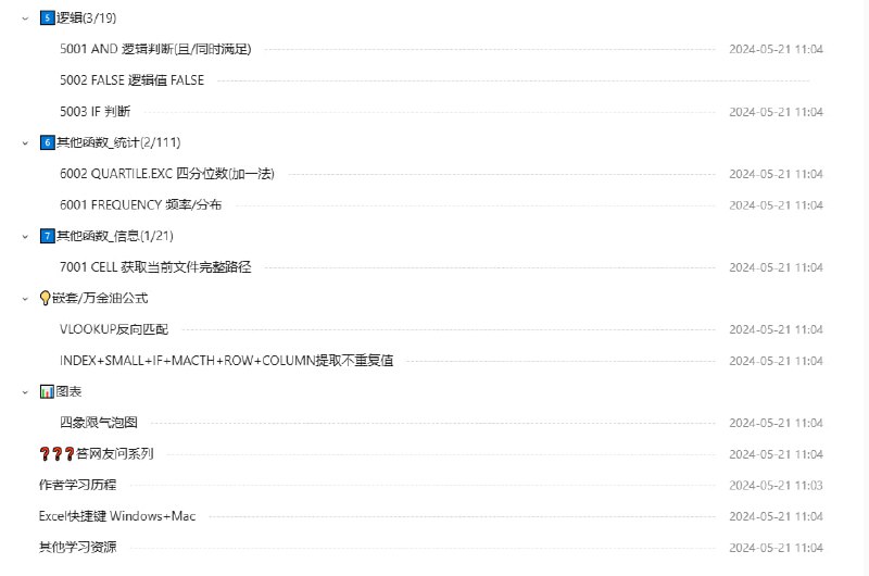 Excel函数赋能手册