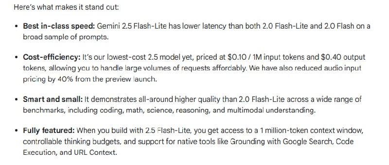 Gemini 2.5 Flash-Lite