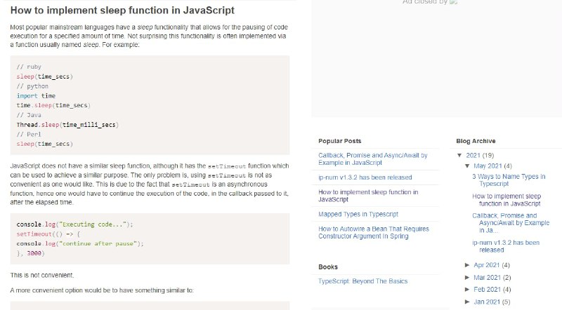 如何在JavaScript中实现Sleep函数？