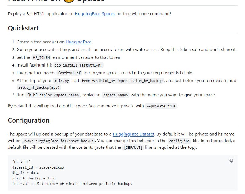 FastHTML on Spaces