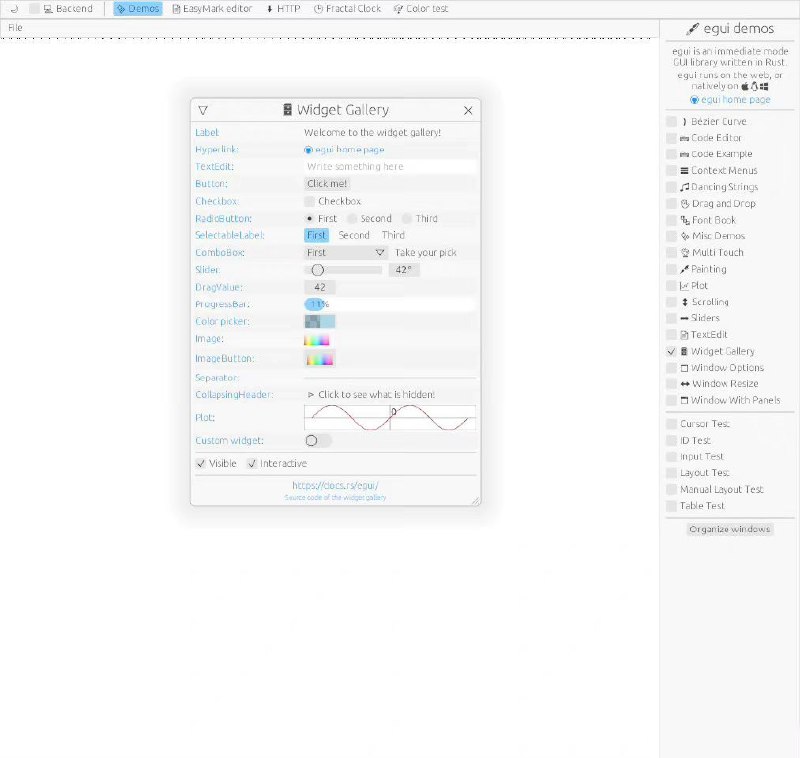 Announcing egui 0.17 一个易于使用的即时模式GUI，适用于Web和原生应用