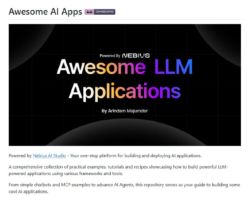 Awesome AI Apps