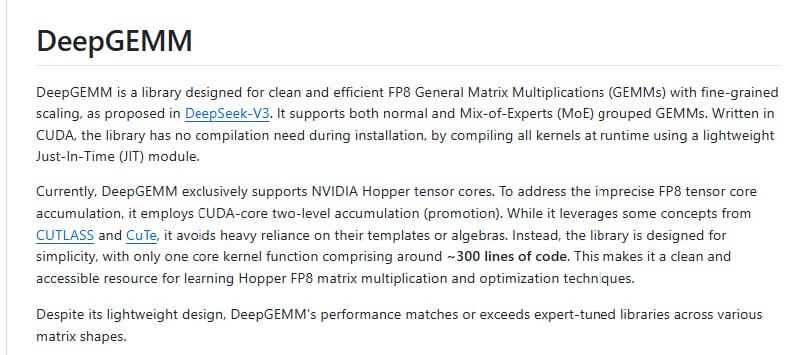 DeepGEMM