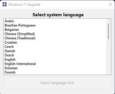 Windows11Upgrade 绕过微软要求的Windows 11升级工具Windows11Upgrade 绕过微软要求的Windows 11升级工具