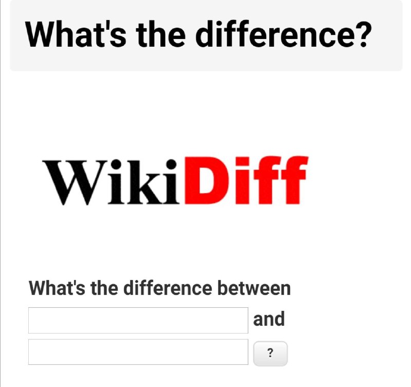 wikidiff 输入你认为是同义或近义的两个英文单词，它会告诉你差别