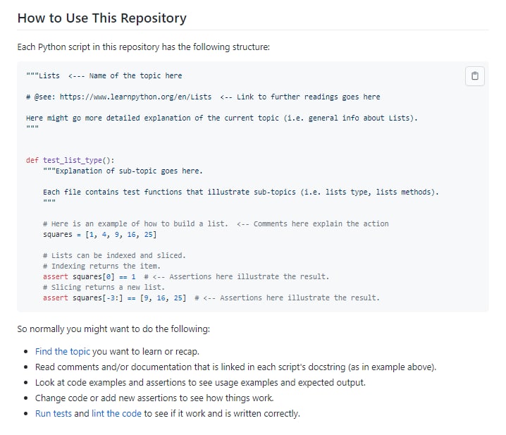 learn-python 一份以代码和注释方式讲解 Python 的免费教程