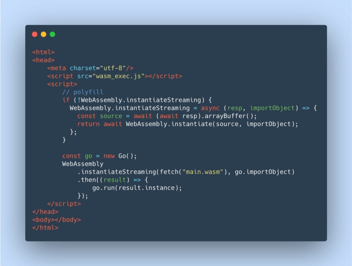 从头开始使用 Golang 进行 WebAssembly
