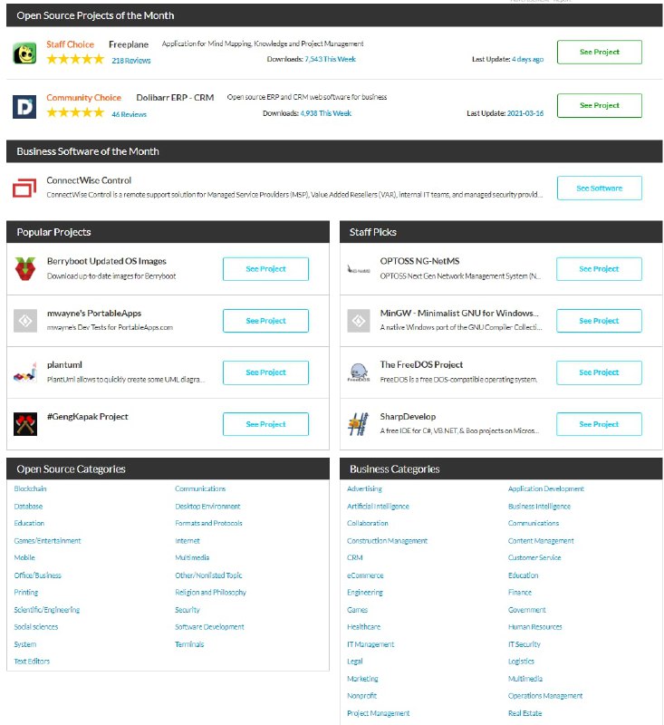 SourceForge 一个国外的开源软件库，网站有数十万开源 #软件 ，类型齐全SourceForge 一个国外的开源软件库，网站有数十万开源 #软件 ，类型齐全