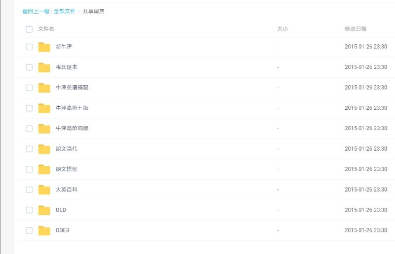 牛津、朗文系列 #词典