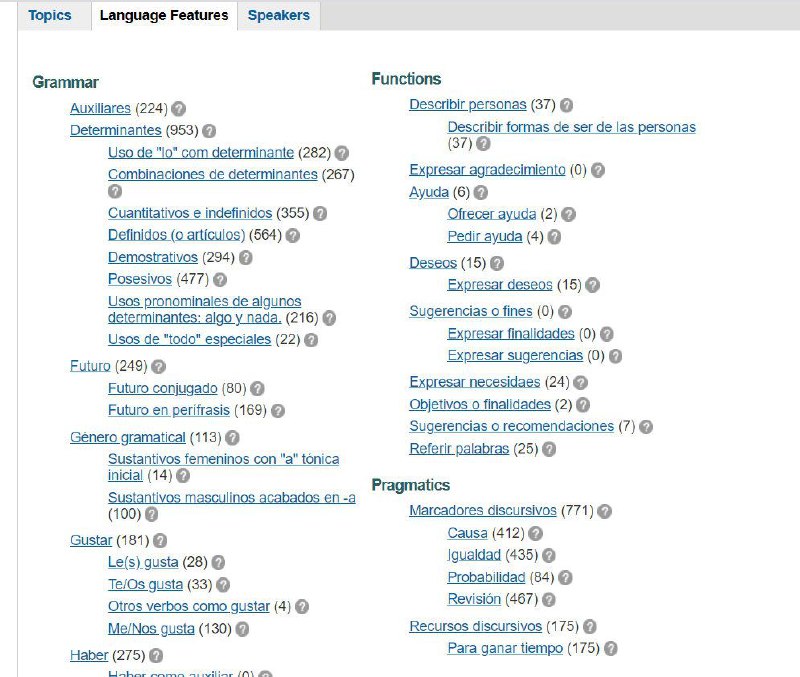Spanish in Texas，可以在线学习德州西班牙语，由得克萨斯大学奥斯汀分校主办，可以查看语法知识和真实语音视频，内容很丰富，视频和字幕可以免费下载